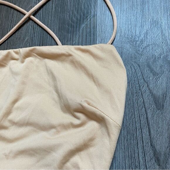 Princess Polly Dress Maeve Mini Beige US 2 Stretch Party - Picture 10 of 12